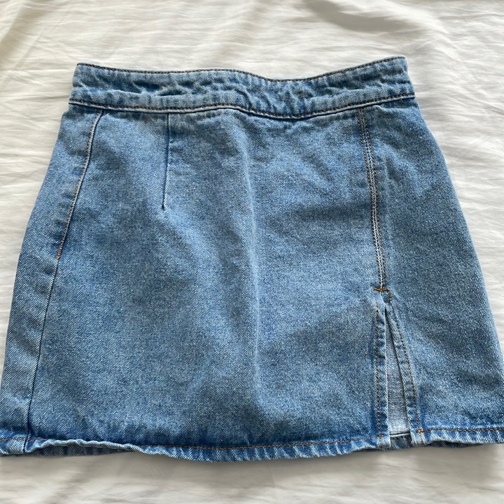 The Lola Mini Skirt Denim